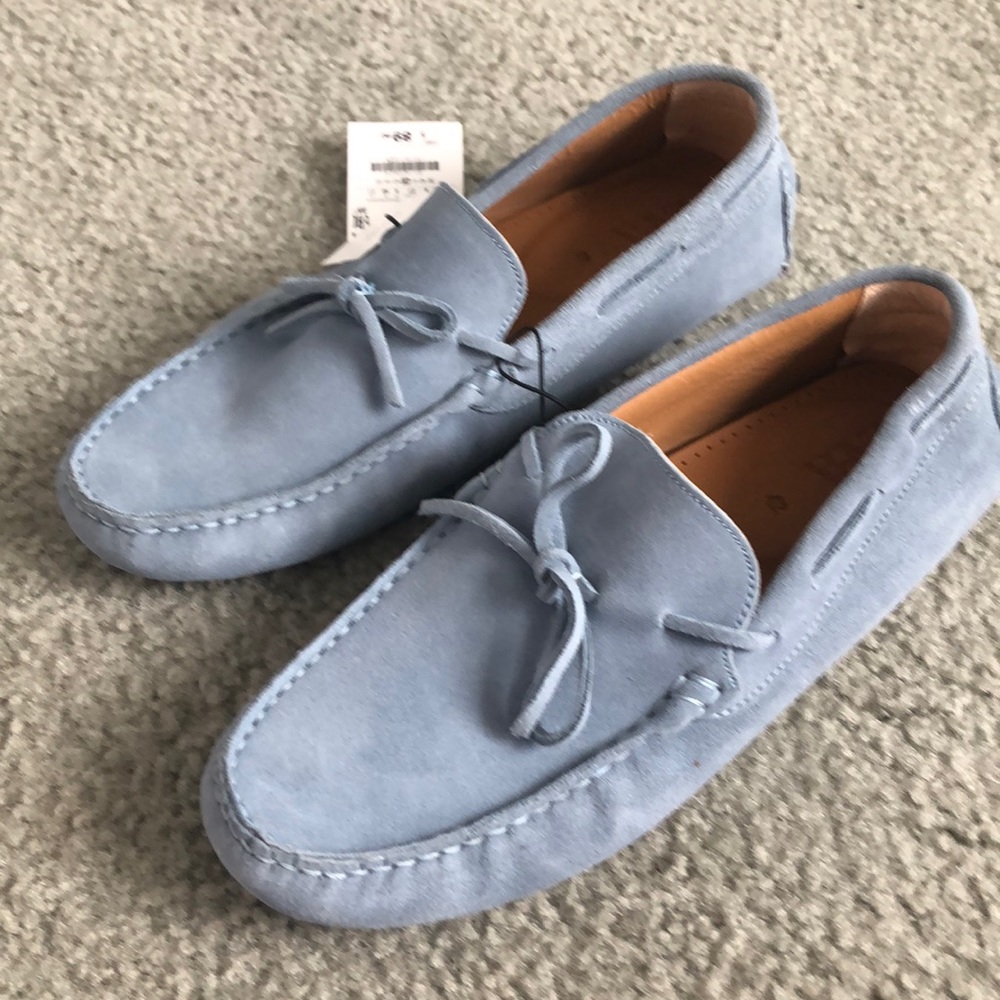 Zara mens moccasin size 9